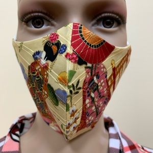 “SOLD OUT” Jap. double geisha design facemask